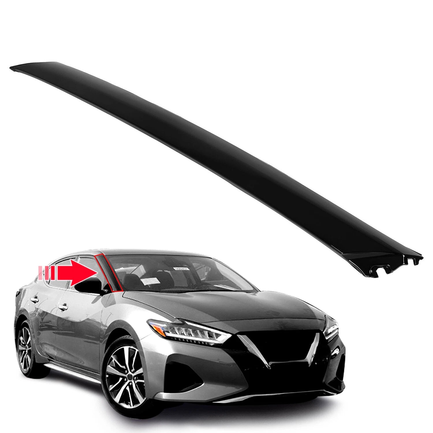 Front Body A Pillar Molding Right Side for Nissan Maxima (2016–2020)