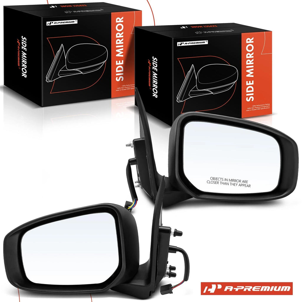 Pair Power Adjust Side Mirrors for Mitsubishi Mirage 
