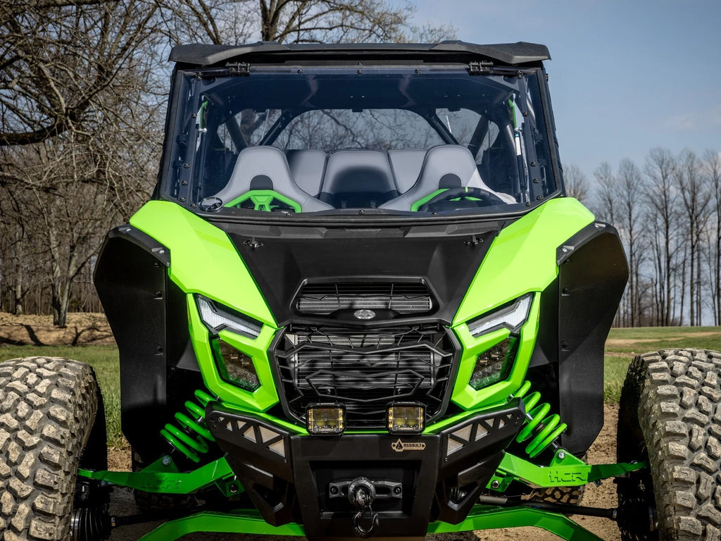 Scratch-Resistant Flip Windshield for Kawasaki Teryx (2026)