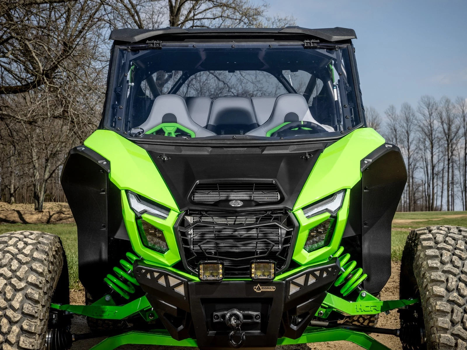 Scratch-Resistant Flip Windshield for Kawasaki Teryx (2026)
