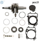 Crankshaft, Piston Sleeve, Upper & Lower Pads, Bearing for Polaris RZR 570 (2012–2018)