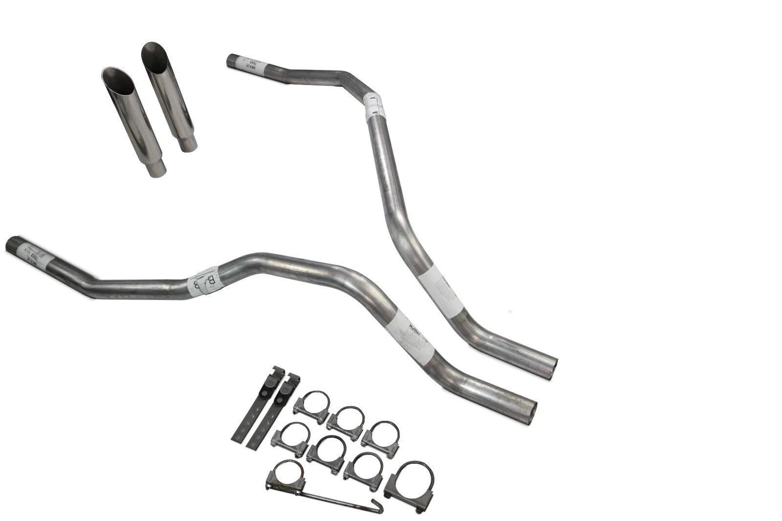 Dual Exhaust Tips for Nissan Titan (2004–2006) 2.5 Inch Clamp-On