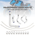 Silicone Radiator Coolant Hose for Suzuki GSX-8S (2023–2025) White