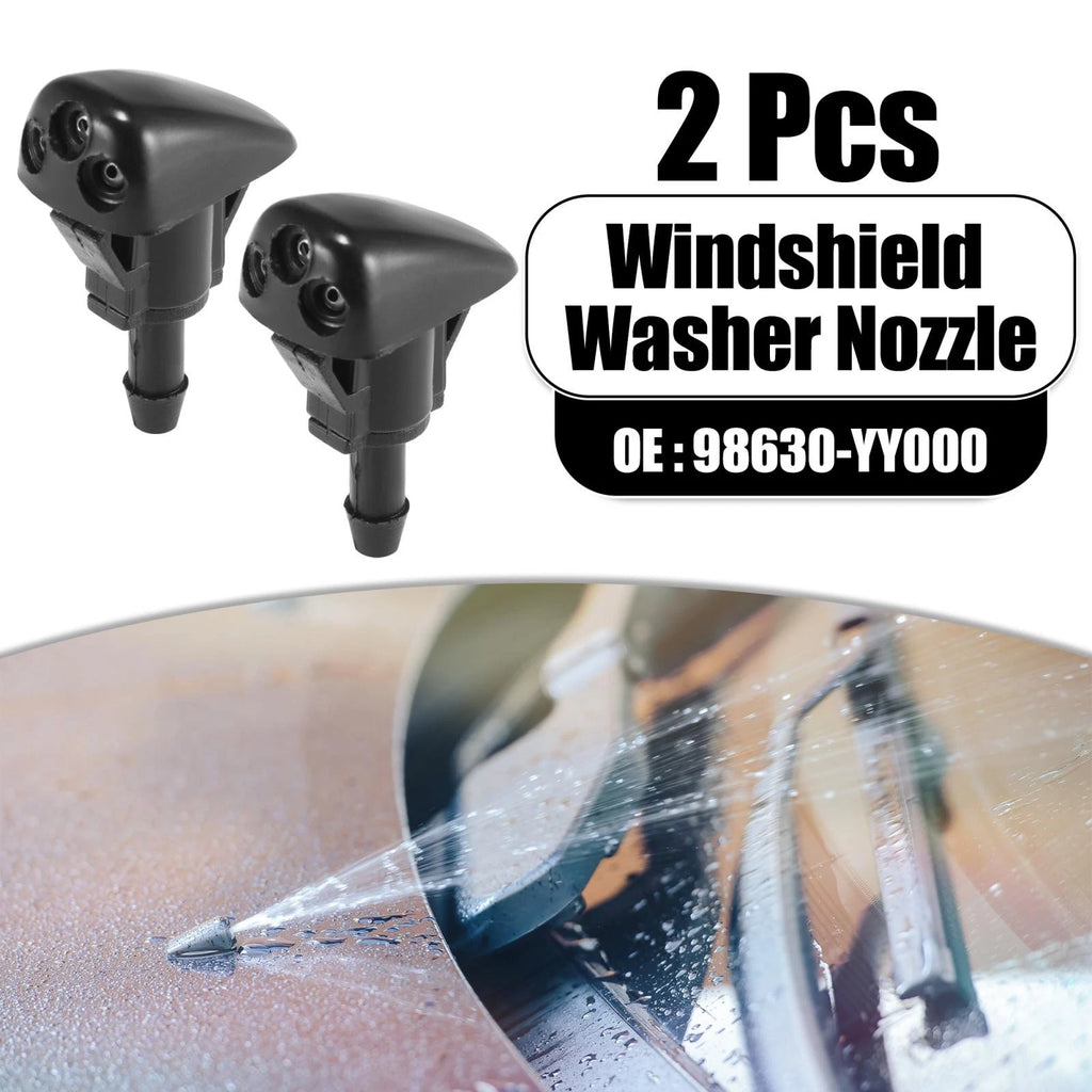 2X Front Windshield Washer Nozzles 98630-YY000 for Kia Sorento (2003–2009)