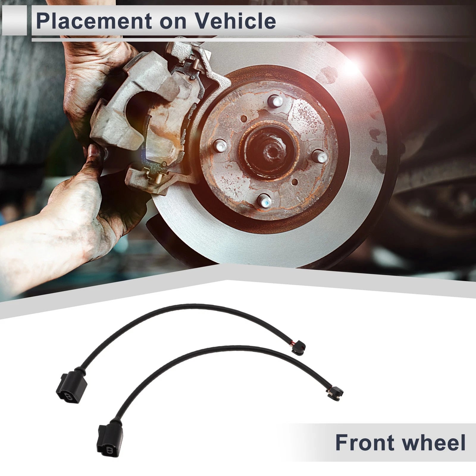 Front Wheel Brake Pad Wear Sensor No. 7P0907637A for Volkswagen Touareg (2004–2010)