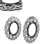 Pair Front Brake Discs Rotors for Kawasaki Ninja 650 Z650 Z900 RS (2017–2022)