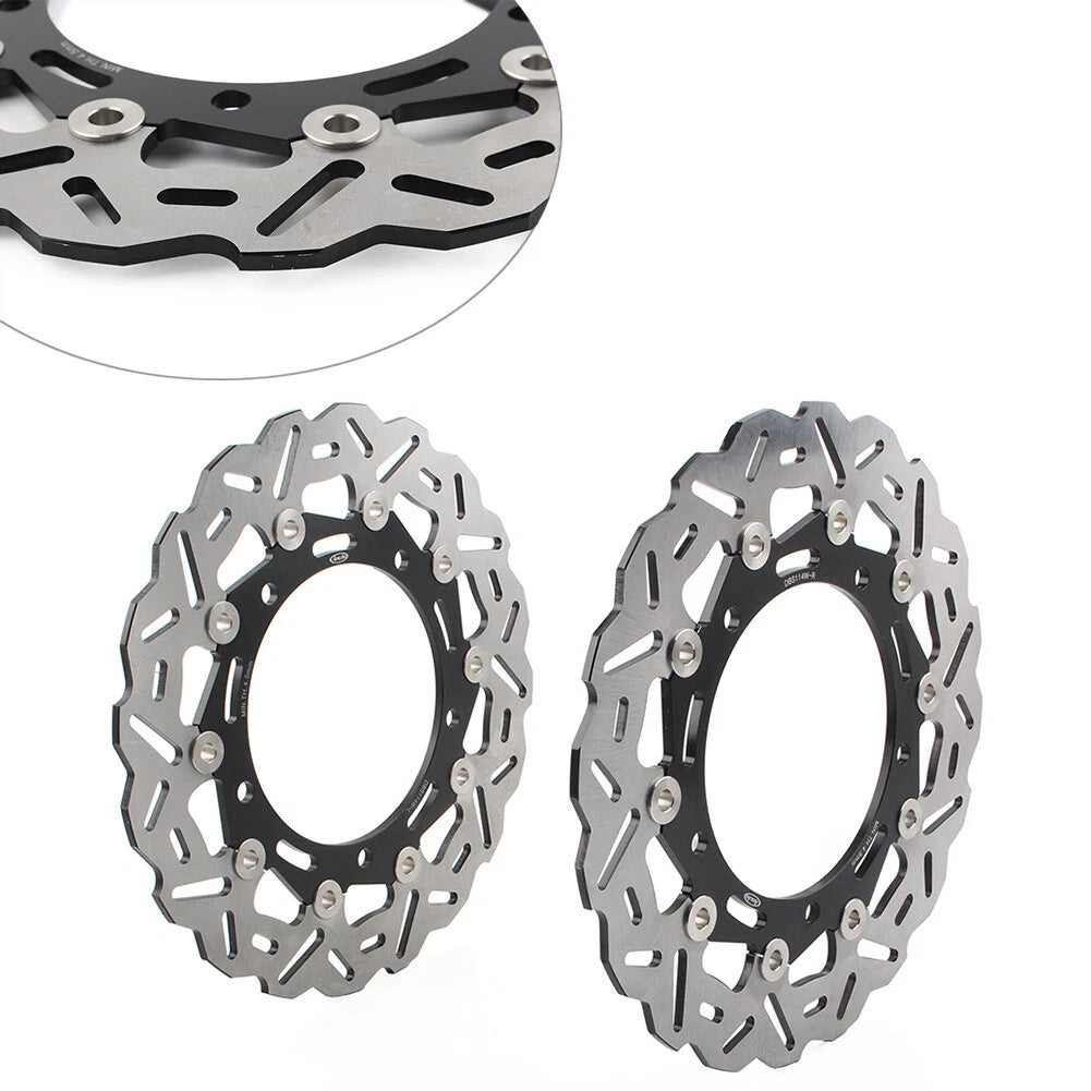 Pair Front Brake Discs Rotors for Kawasaki Ninja 650 Z650 Z900 RS (2017–2022)
