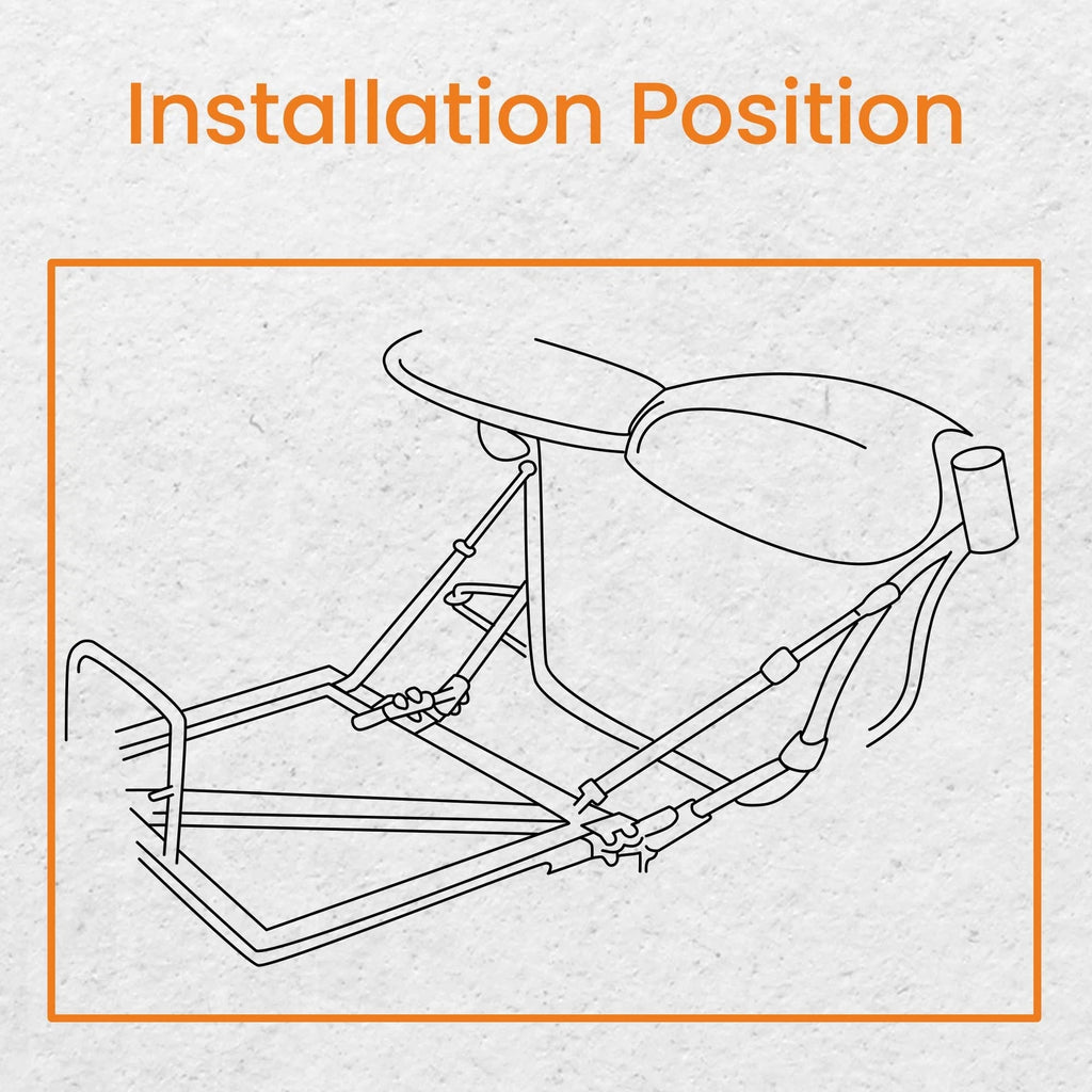 Universal Sidecar Installation Kit for Suzuki Kawasaki Honda Yamaha (All Years)