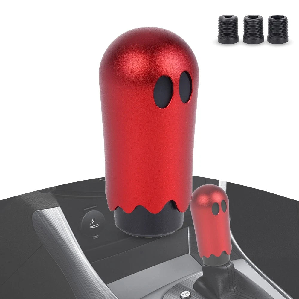 Aluminum Red JDM Ghost Manual Gear Shift Knob for Universal Fit (All Years)