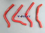 Green Silicone Radiator Hose for Kawasaki KX125 (1990-1993)