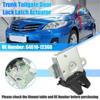 Tailgate Latch Actuator 64610-12360 for Toyota Corolla (2004–2008)