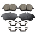 Set of 4 Akebono Euro Front Disc Brake Pads for Mercedes-Benz (EUR872A)