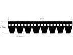 Fan Belt (5PKx1560) for New Holland T6010 T6020 T6030 T6040 T6050 T6070 (2004–2014)