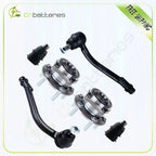 Set of 6 Front Wheel Hub Bearing Assembly Tie Rods Ball Joints for Santa Fe (2007–2012)