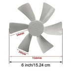 150mm Roof Vent Fan for RVs (White ABS)