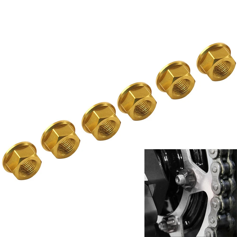 Rear Sprocket Nuts for Ducati Streetfighter Panigale V4 S Speciale (2018–2023) M101.0 Gold