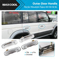 Set of 4 Chrome Outer Door Handles for Mitsubishi Pajero (1991–2000)