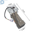 1:100 Worm Gear Motor RV040 12 RPM 180W 110V with Speed Controller 18mm Output
