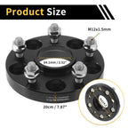 2 x 5x114.3mm Wheel Spacers 64.1mm M12x1.5 for Honda Accord, CR-V