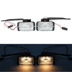 Pair Fog Lights with Bulbs for Chevy GMC C/K 1500 2500 3500 (1988–2000)