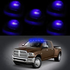 5X LED Roof Cab Marker Lights for Dodge Ram (2012–2023) Smoke Lens