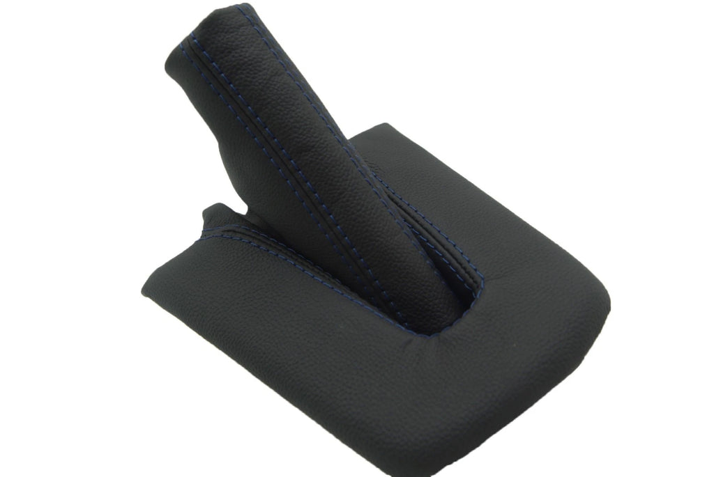 E Brake Shift Boot for BMW M3 Z4 (2003–2008) Blue Stitch Leather Synthetic