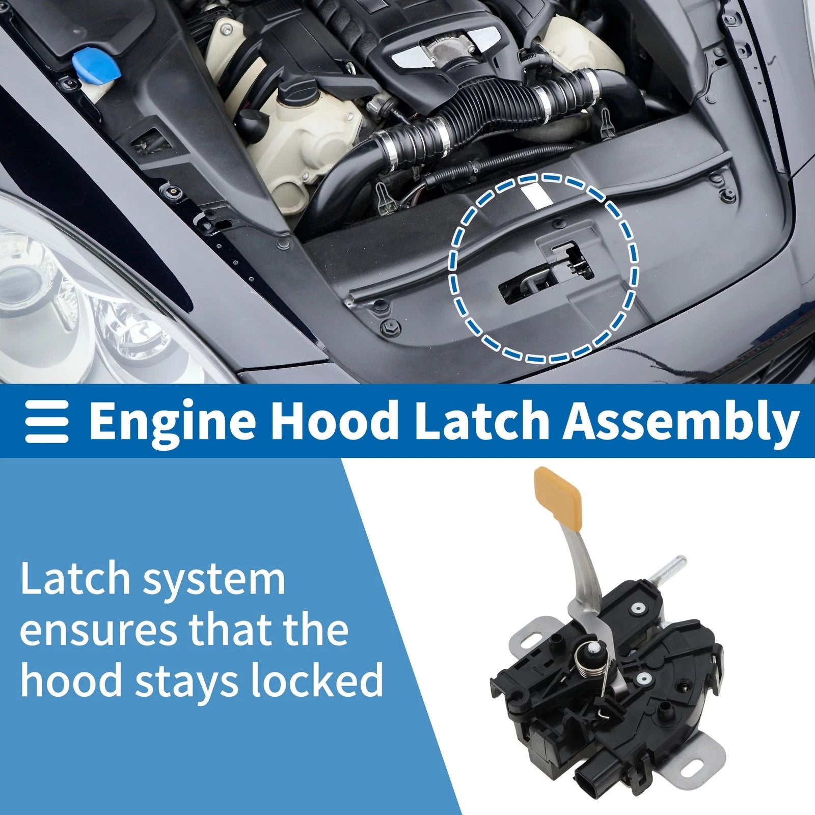 Hood Latch Assembly for Ford Mondeo MK4 (2007–2014) No. 7S7A16700BF