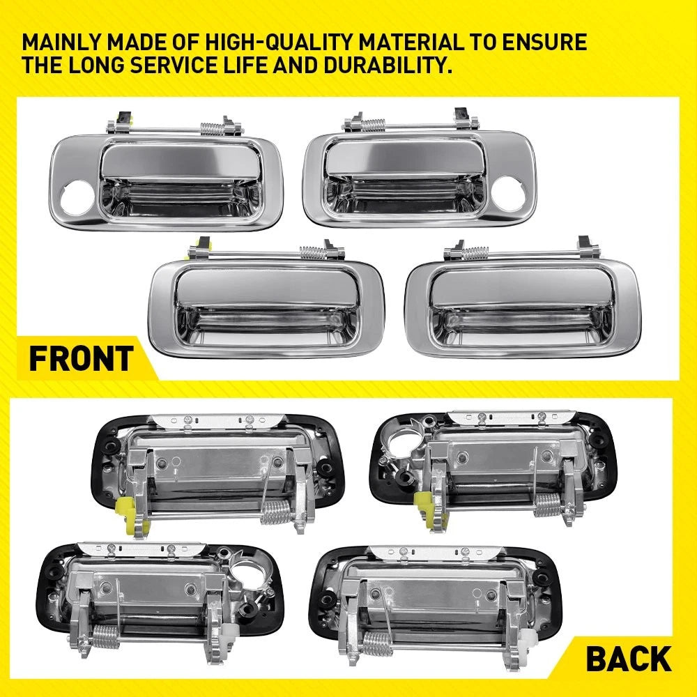 Chrome Outer Door Handle for Toyota Land Cruiser 80 Series (1990â1998)