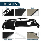 Dashboard Cover Mat for Suzuki WagonR MH35S/55S (2013–2021) Black