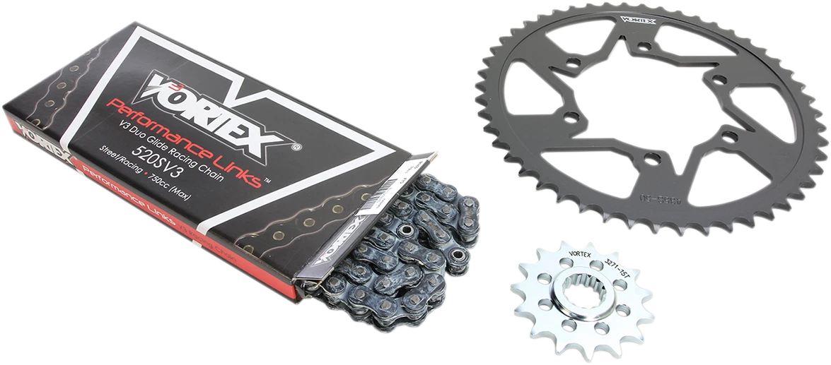 Vortex Chain and Sprocket Kit for Kawasaki Ninja ZX-6R (CK6349)