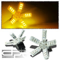 2X 3157 Amber LED Tail Brake Stop Light for