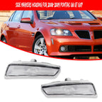 Clear Front Bumper Side Markers for Pontiac G8 GT GXP (2008–2009)