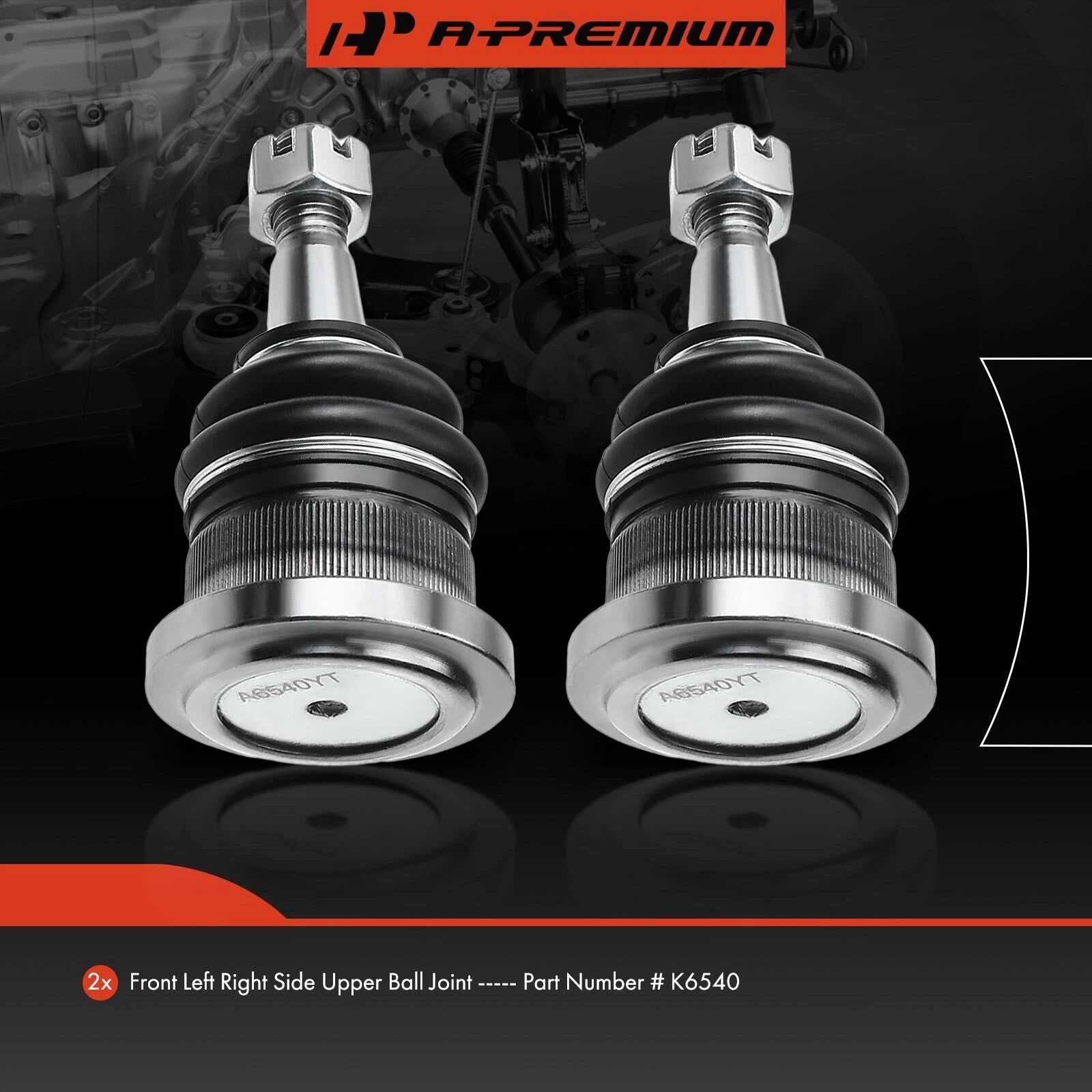 2X Front Upper Ball Joint for Chevrolet Tahoe GMC Savana 1500