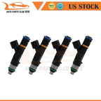 Set of 4 Fuel Injectors for Mazda MX-5 Miata, Mazda 3, Mazda 5, Mazda 6 (2001–2015)