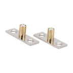 Set of 2 Sliding Door Guide Locator Stoppers for Cabinet Door