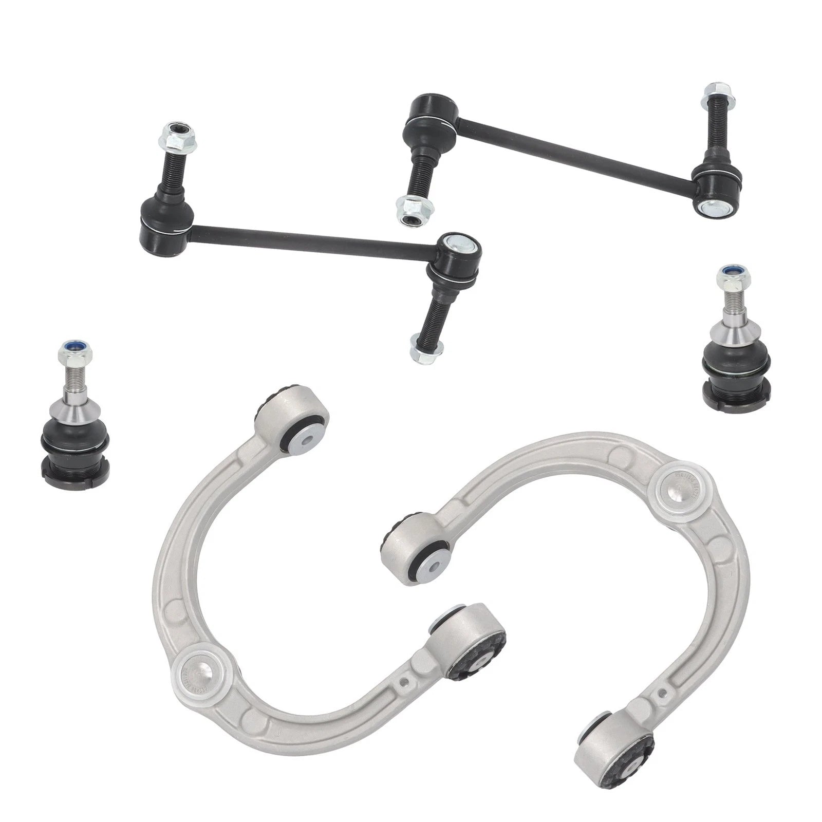 Set of 6 Front Upper Control Arms with Ball Joints for Mercedes-Benz GL450 ML350 (YYYY–YYYY)