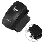 Blue LED Toggle Switch for Car Boat RV ATV (12V/24V) 5Pin Rocker Switch