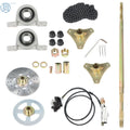 Rear Live Axle Kit with Sprocket, Hub, Brake Assembly & Chain for Drift Trike