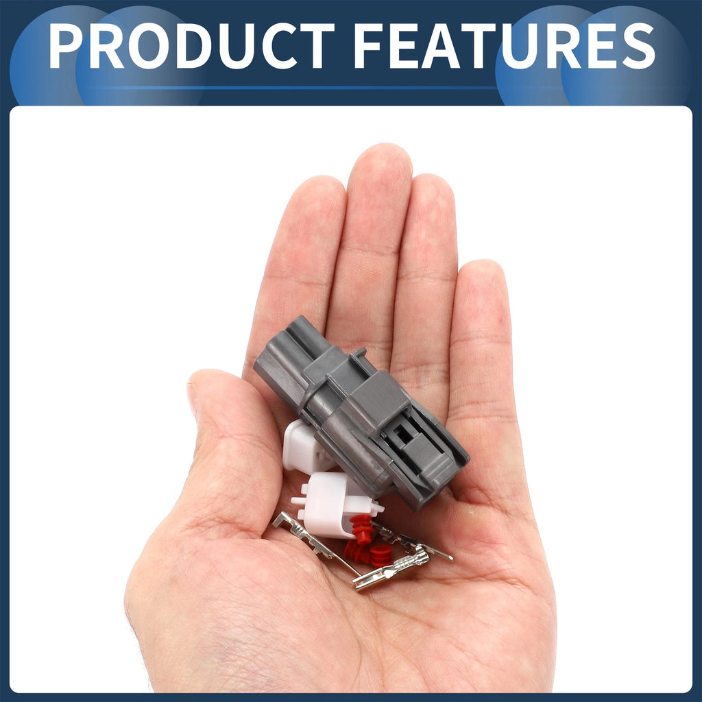 2 Pin Waterproof Horn Connector Plug for Honda (1 Set)