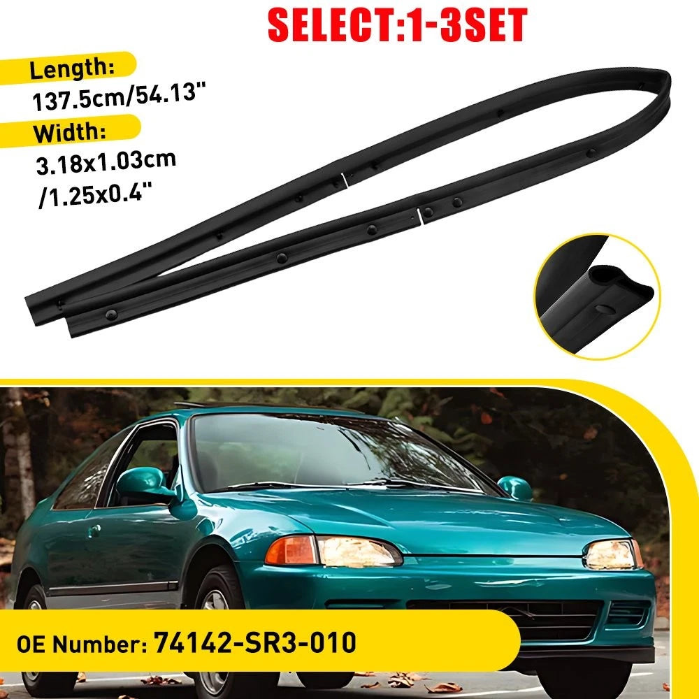 Hood Rubber Seal Weatherstrip for Honda Civic EG EH (1992–1995)