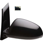 Replacement Ready to Paint Driver Side Power Door Mirror w/o Heated Glass