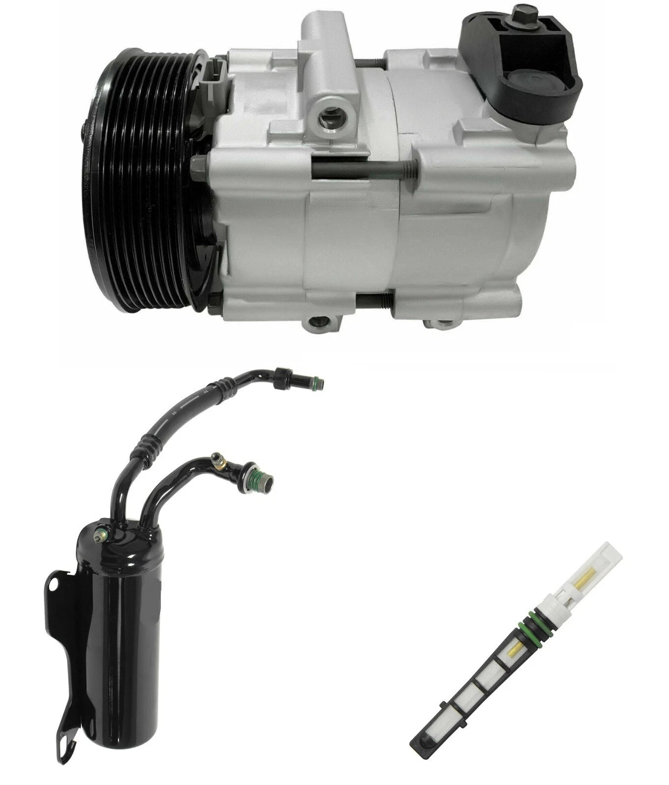AC Compressor Kit for Ford E-450 Super Duty 6.8L (2007–2007)