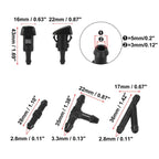 Front Windshield Washer Nozzles Kit for Jeep Grand Cherokee (2005–2010) 5116079AA