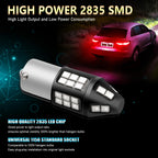 Red LED Strobe Brake Light Bulbs for Mercedes-Benz B-Class (2005-2011)