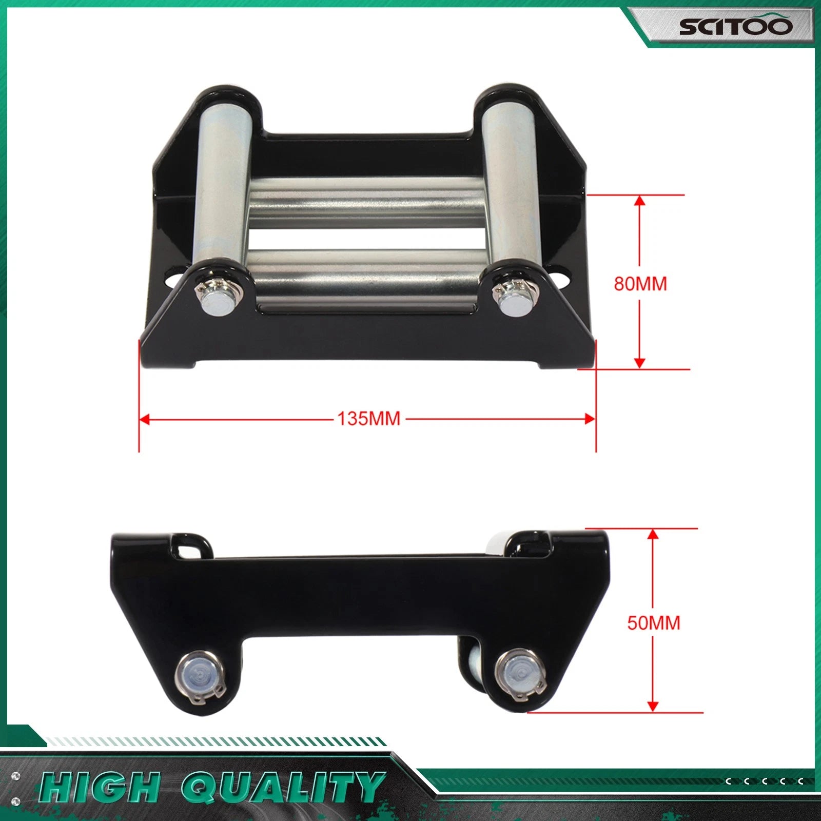 Roller Fairlead for 3000lbs to 4000lbs Recovery Winch