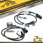2X Front ABS Wheel Speed Sensor for Chevrolet K2500 K3500 (1990–2000)