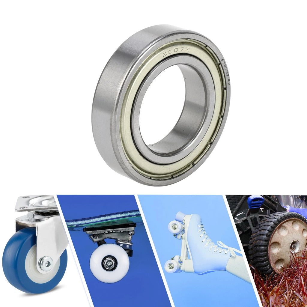 6007ZZ Deep Groove Ball Bearing for Scooter Skateboard Wheel (P0 35x62x14mm)