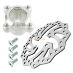 Rear Brake Rotor Disc & Hub Holder Bracket & Bolts for Yamaha YFZ450R YFZ450X (2009–2023)
