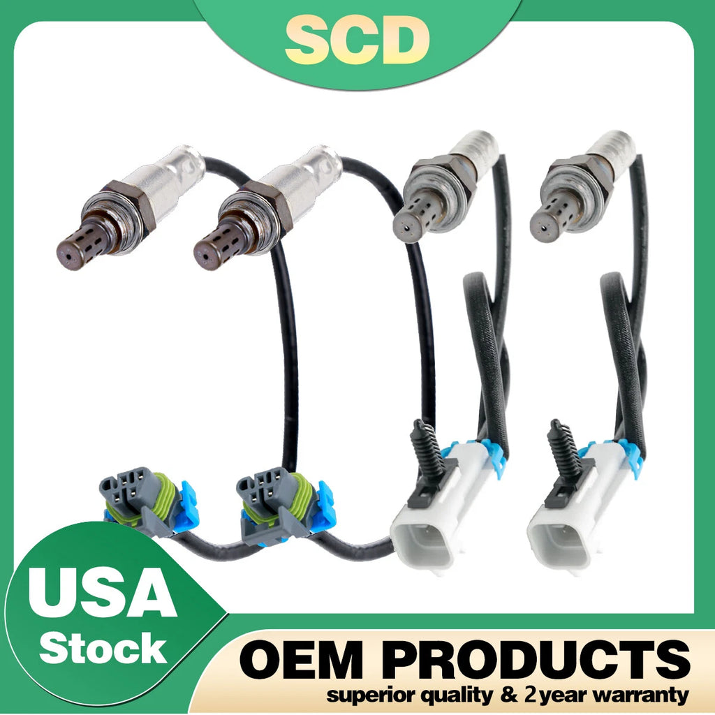 4X Oxygen Sensor for Saturn Outlook (2007–2008) & Vue (2008–2009) 3.6L