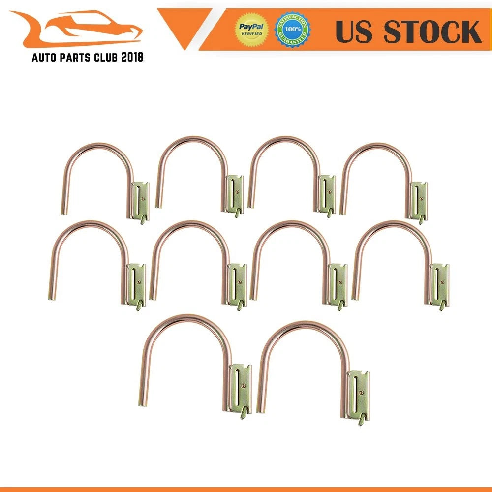 10x E Track J Hook for Enclosed Trailer Cargo Van Motorcycle
